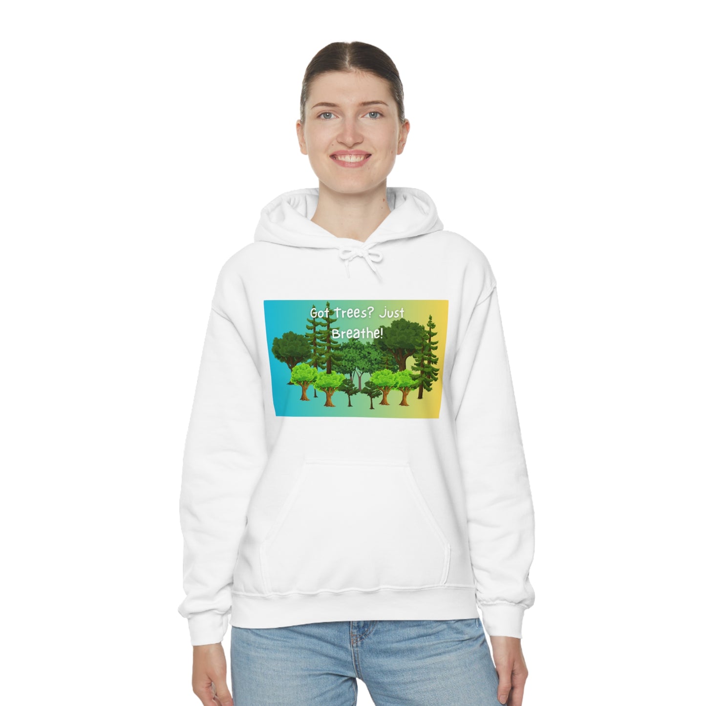 Got Trees? Just Breathe Unisex Heavy Blend™ Hooded Sweatshirt