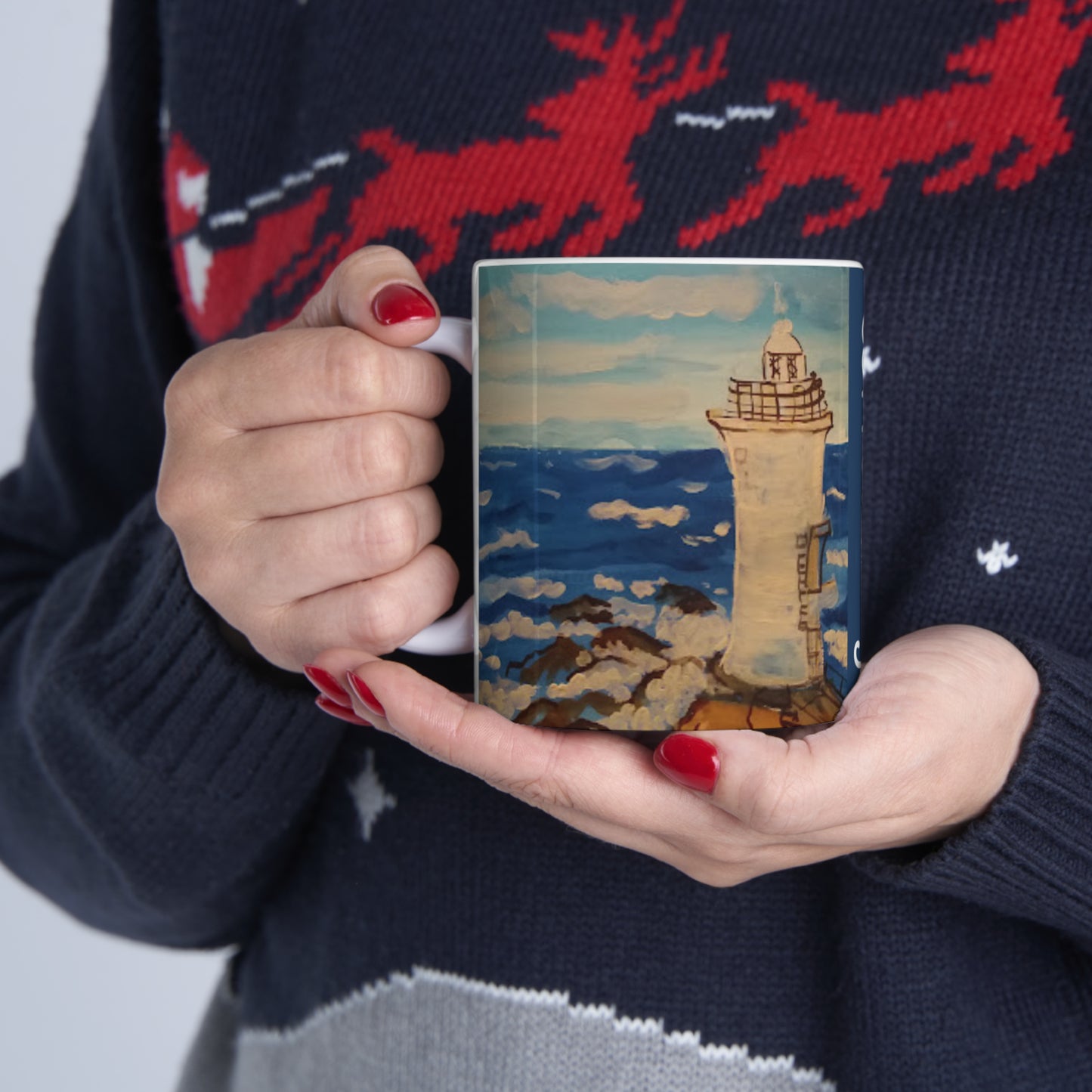 Lighthouse Ceramic Mug 11oz