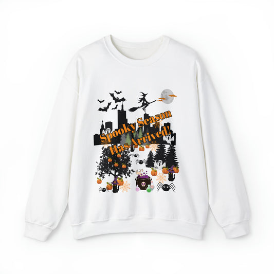 Spooky Season Has Arrived Unisex Heavy Blend™ Crewneck Sweatshirt