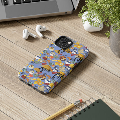 Morning Brunch Blue Tough Phone Cases