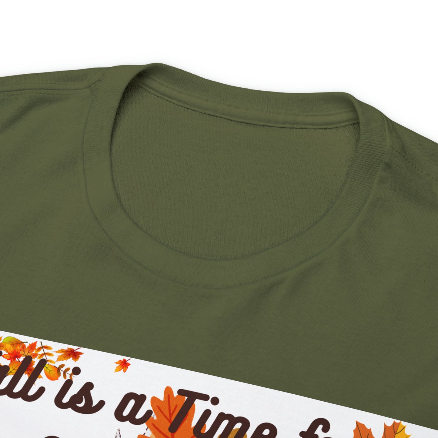 Fall Is A Time For Gathering Unisex Heavy Cotton Tee