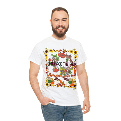 Embrace The Fall Unisex Heavy Cotton Tee