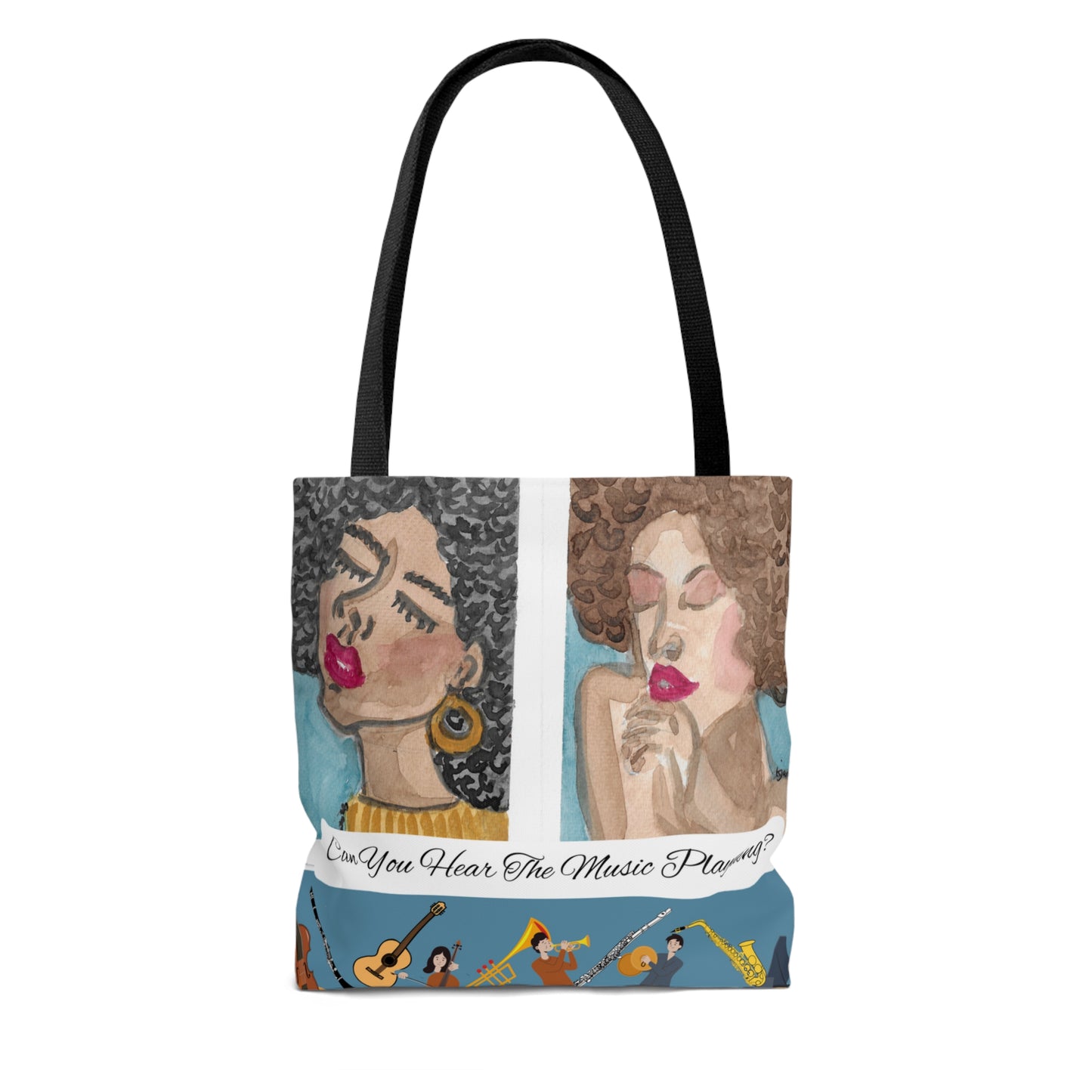 Can you Hear The Music Sing? Tote Bag (AOP)