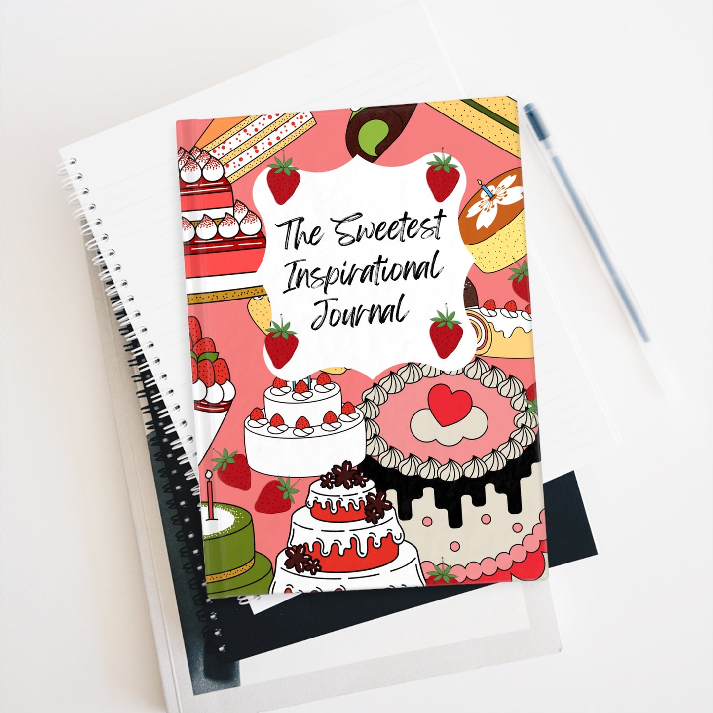 The Sweetest Inspirational Journal Pink - Ruled Line