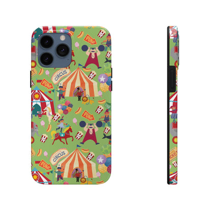 Circus Party Lime Tough Phone Cases