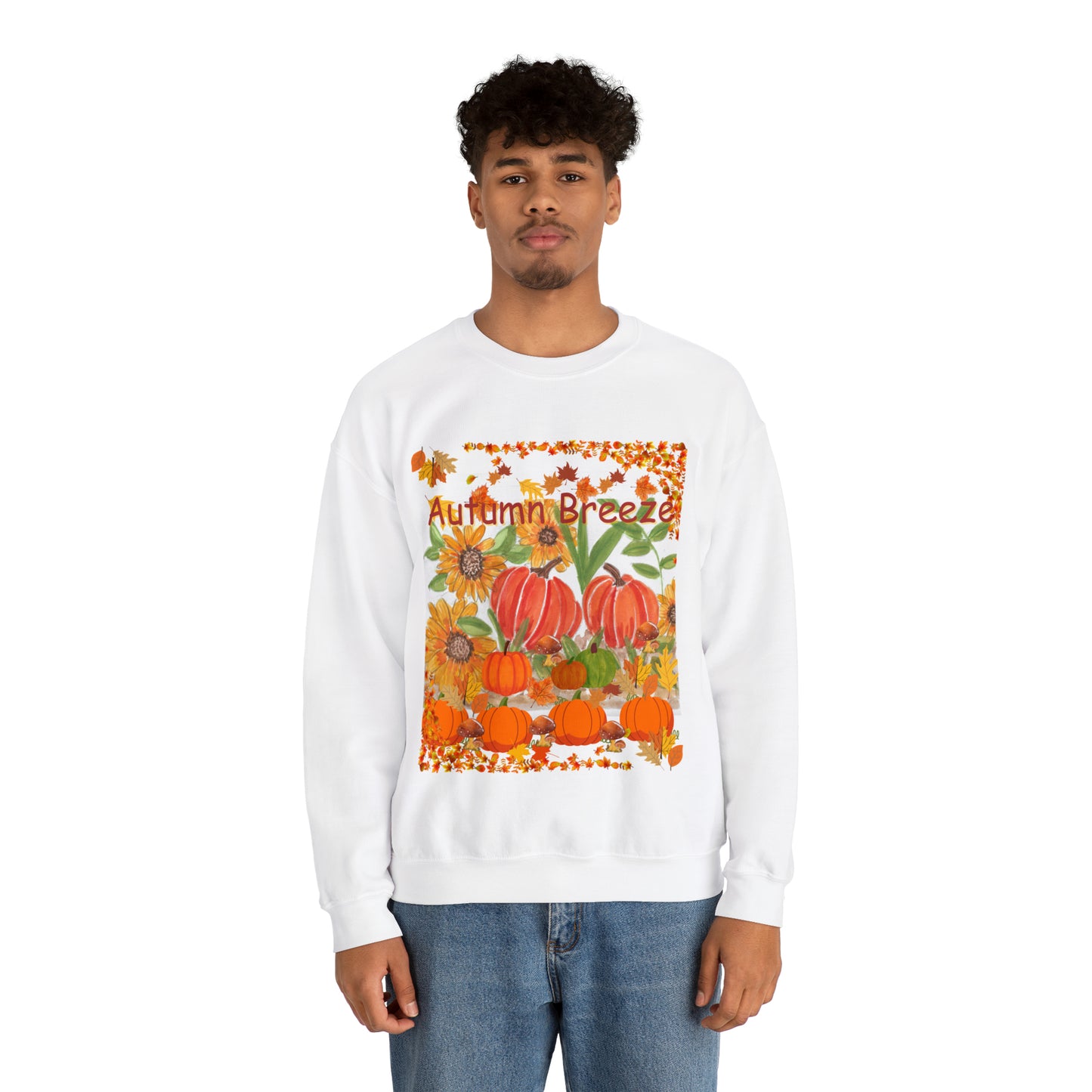 Autumn Breeze Unisex Heavy Blend™ Crewneck Sweatshirt