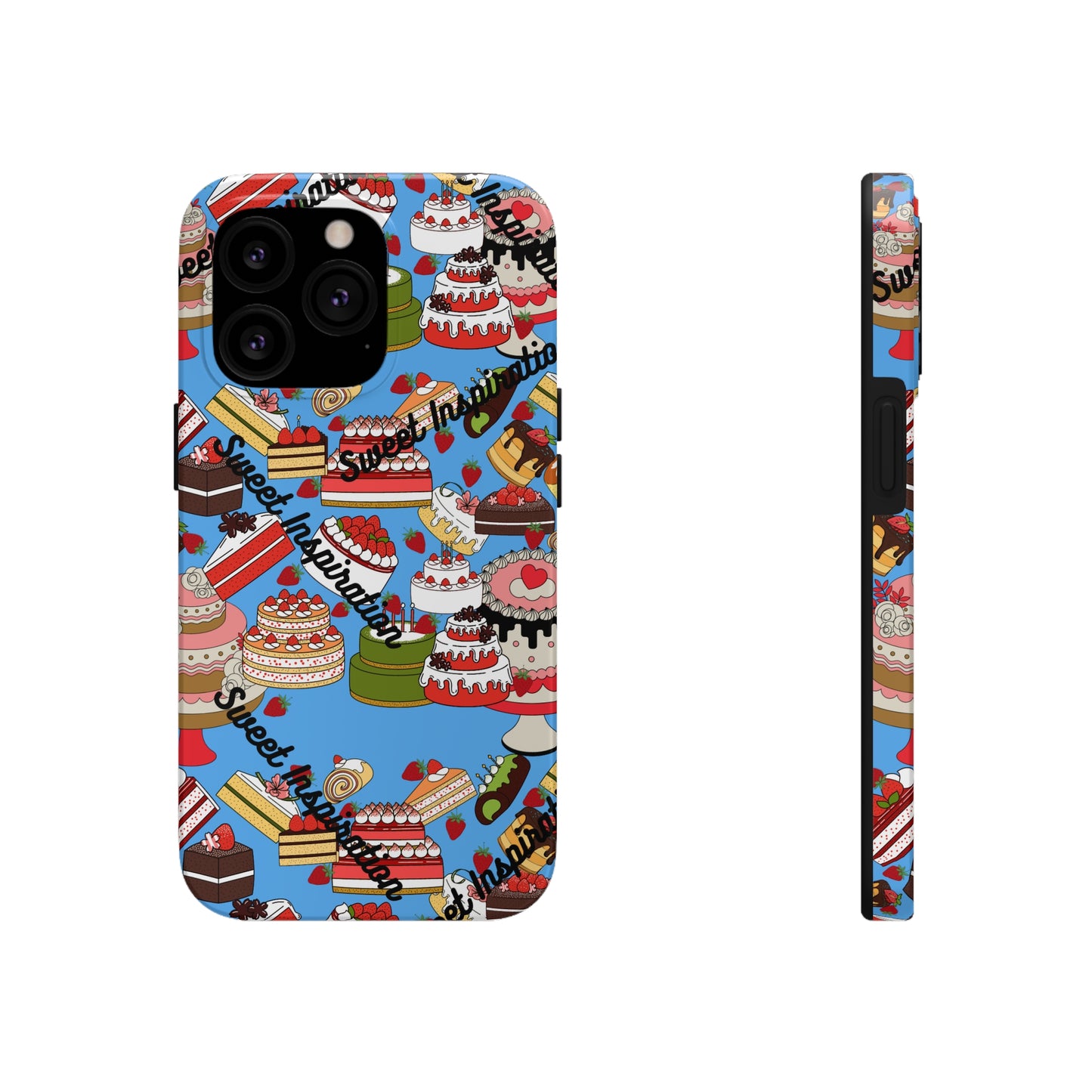 Sweet Inspiration Blue Tough Phone Cases