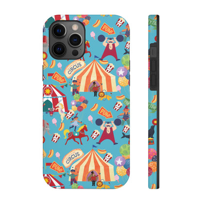 Circus Party Blue Tough Phone Cases