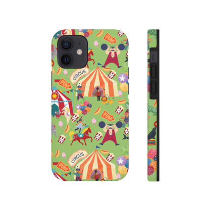 Circus Party Lime Tough Phone Cases