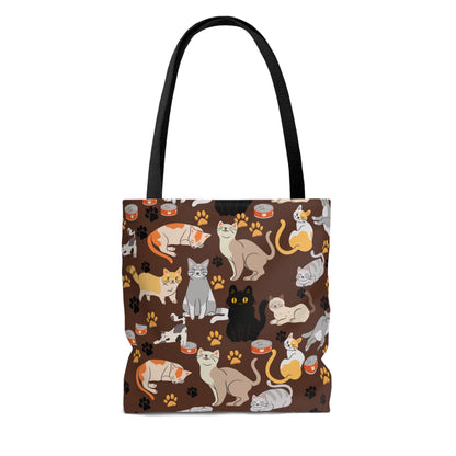 I Love Cats Tote Bag (AOP)