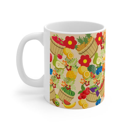 Fruitful AND Delicious Ceramic Mug 11oz