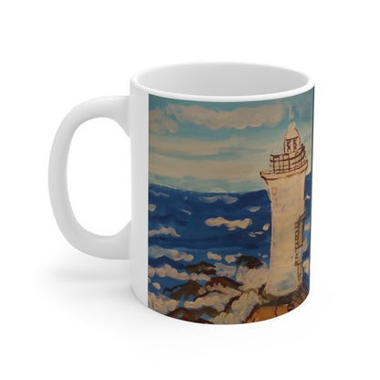 Lighthouse Ceramic Mug 11oz