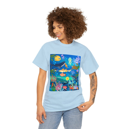 Ocean Scenery Unisex Heavy Cotton Tee