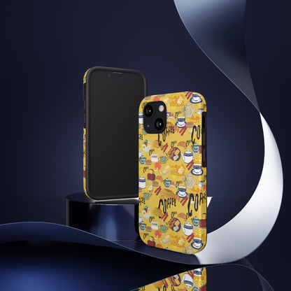 Morning Brunch Yellow Tough Phone Cases