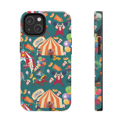 Circus Party Green Tough Phone Cases