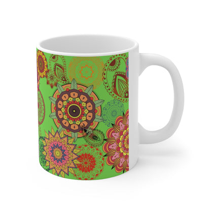 Paisley Floral Ceramic Mug 11oz