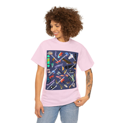 Skateboarding Unisex Heavy Cotton Tee