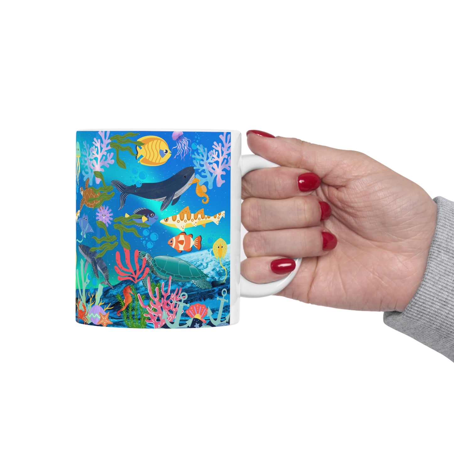 Ocean Scene Ceramic Mug 11oz