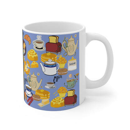 Morning Brunch Ceramic Mug 11oz