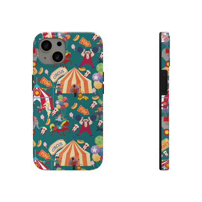 Circus Party Green Tough Phone Cases