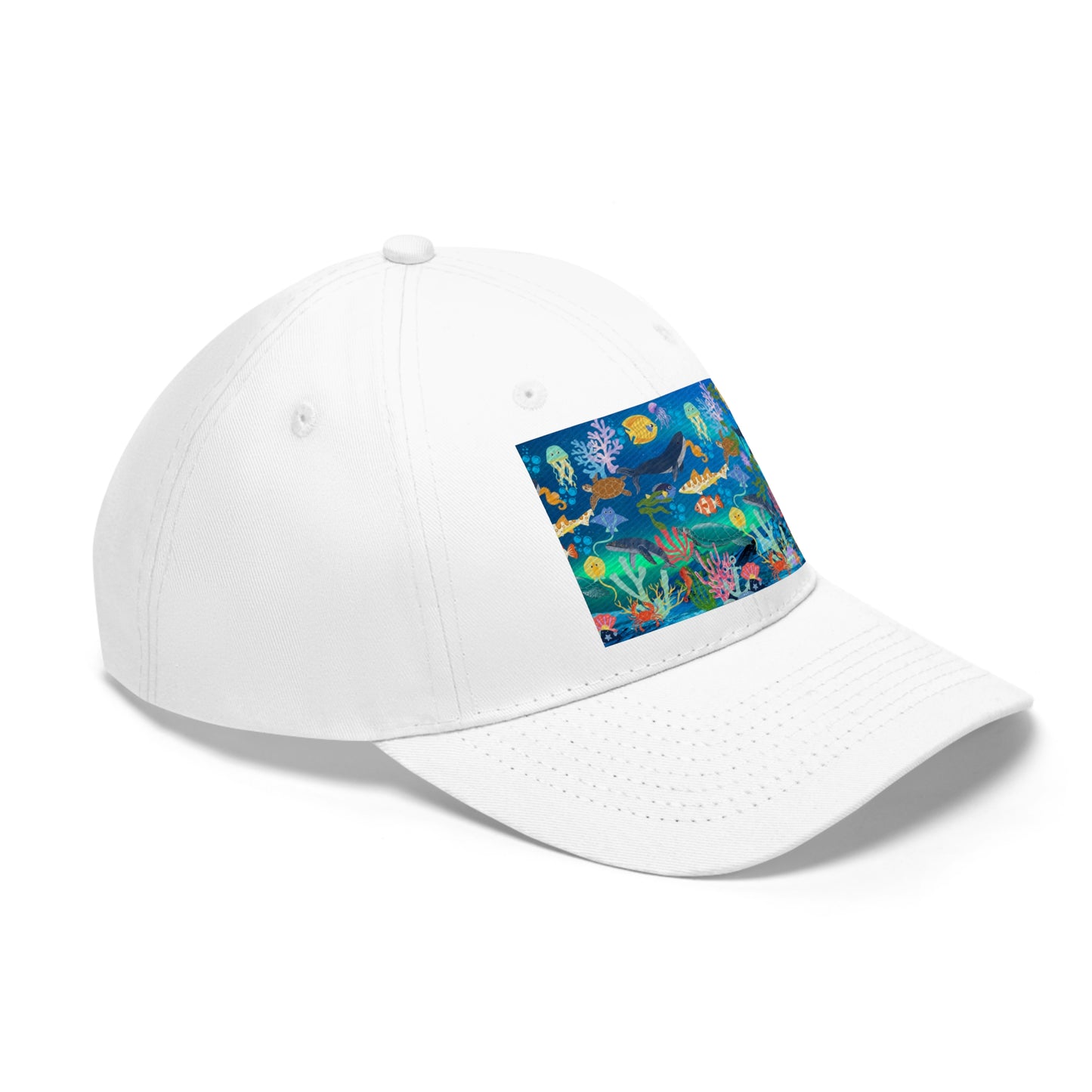 Underwater scene Unisex Twill Hat