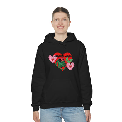 Ladybug Delight Unisex Heavy Blend™ Hooded Sweatshirt