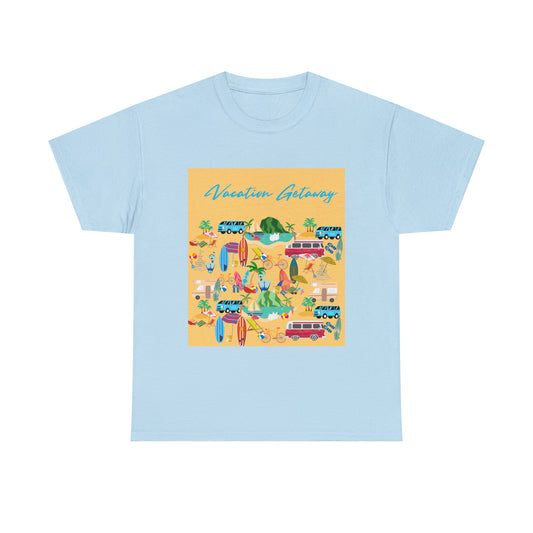 Vacation Getaway Unisex Heavy Cotton Tee