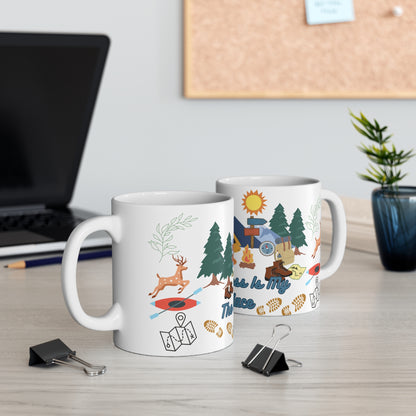 The Wilderness Is My Happy Place Ceramic Mug 11oz