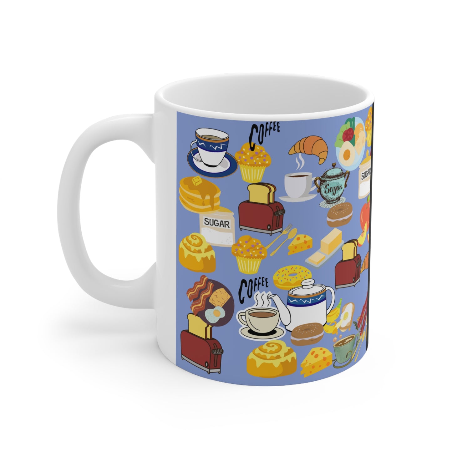 Morning Brunch Ceramic Mug 11oz