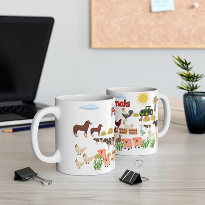 Farm Animals Ceramic Mug 11oz