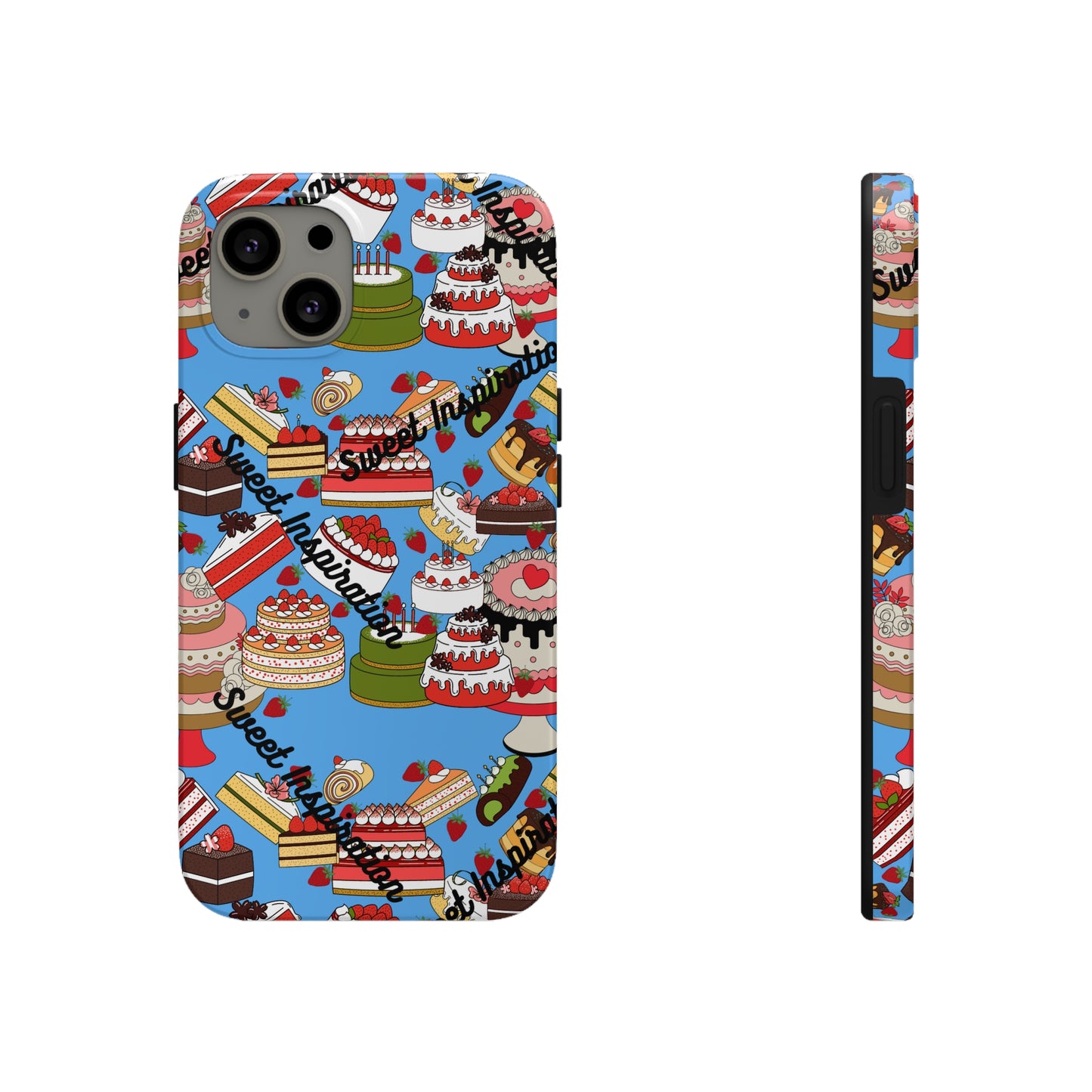 Sweet Inspiration Blue Tough Phone Cases