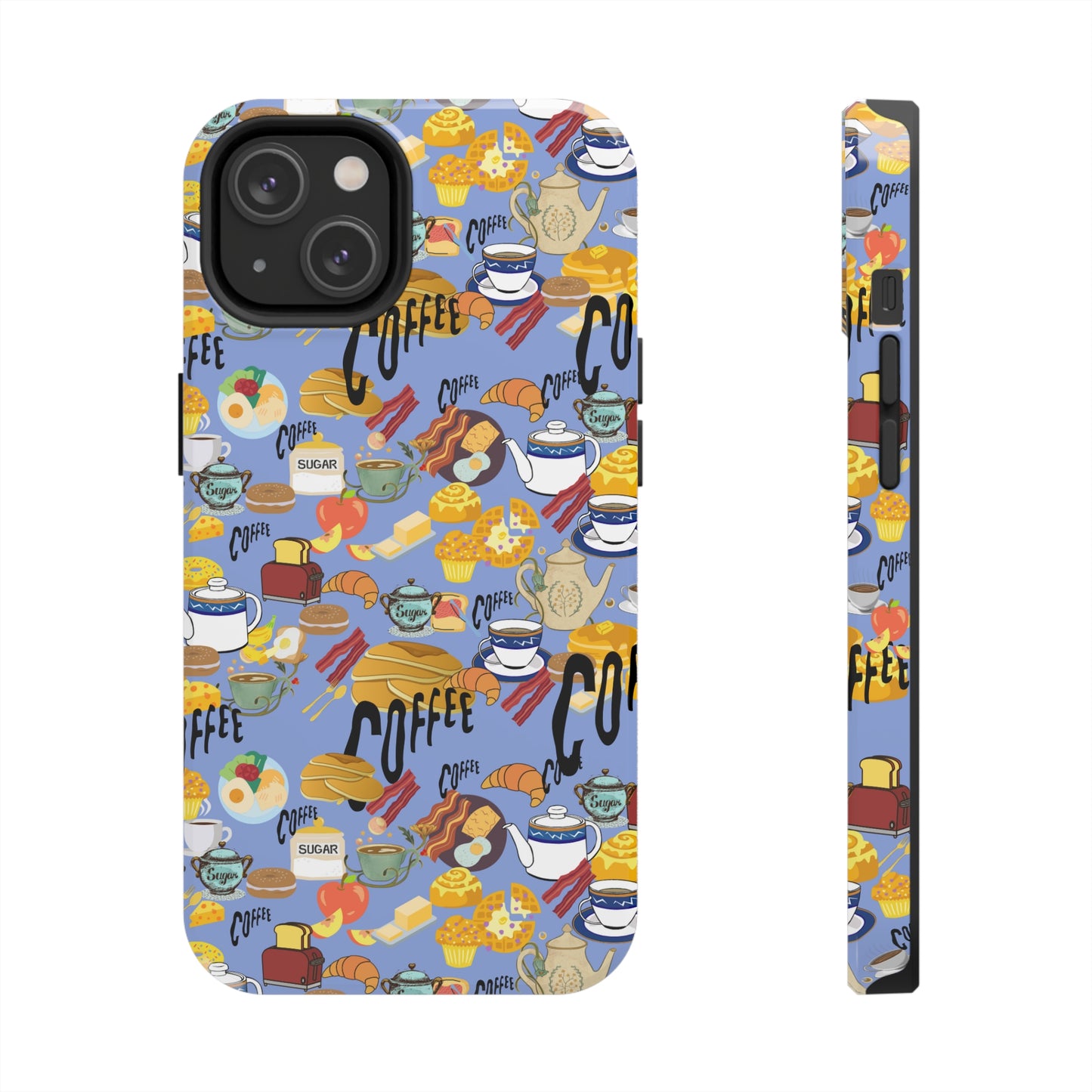 Morning Brunch Blue Tough Phone Cases