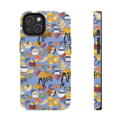 Morning Brunch Blue Tough Phone Cases