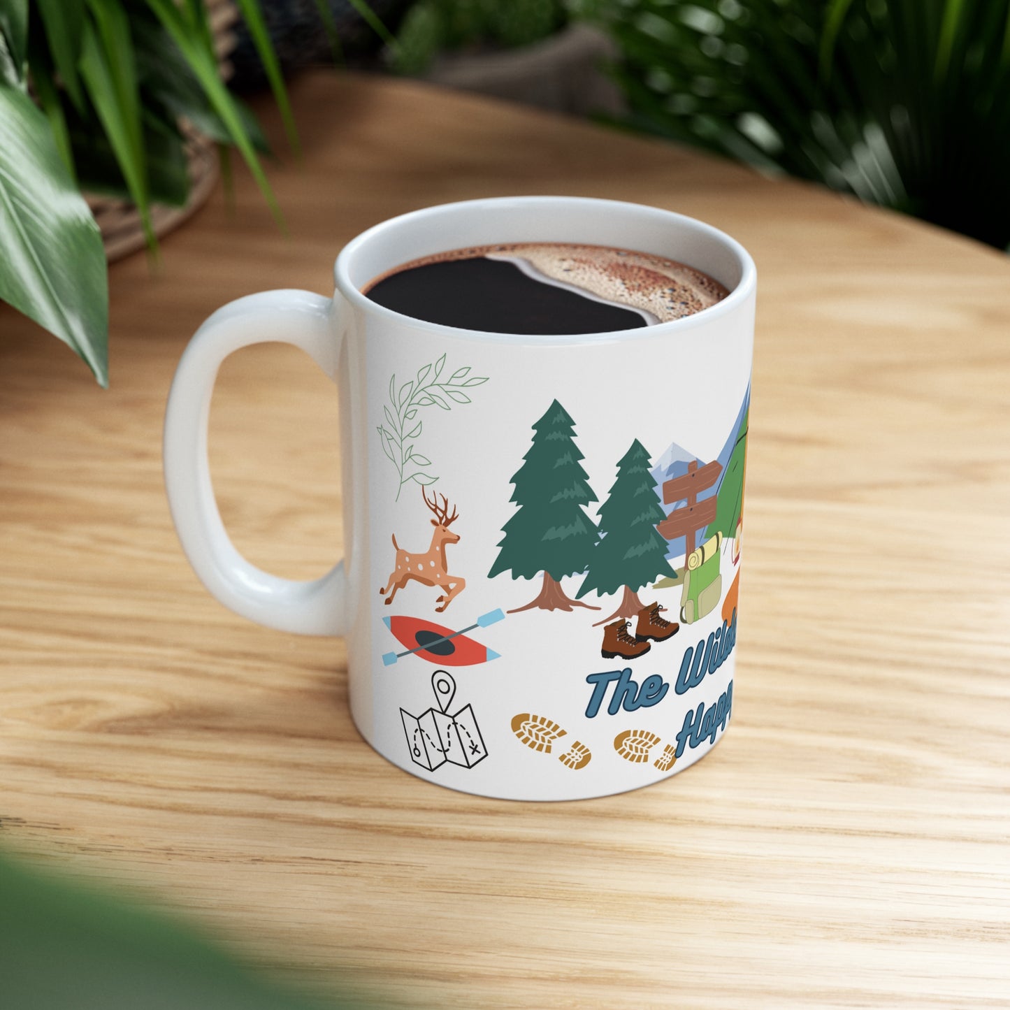The Wilderness Is My Happy Place Ceramic Mug 11oz