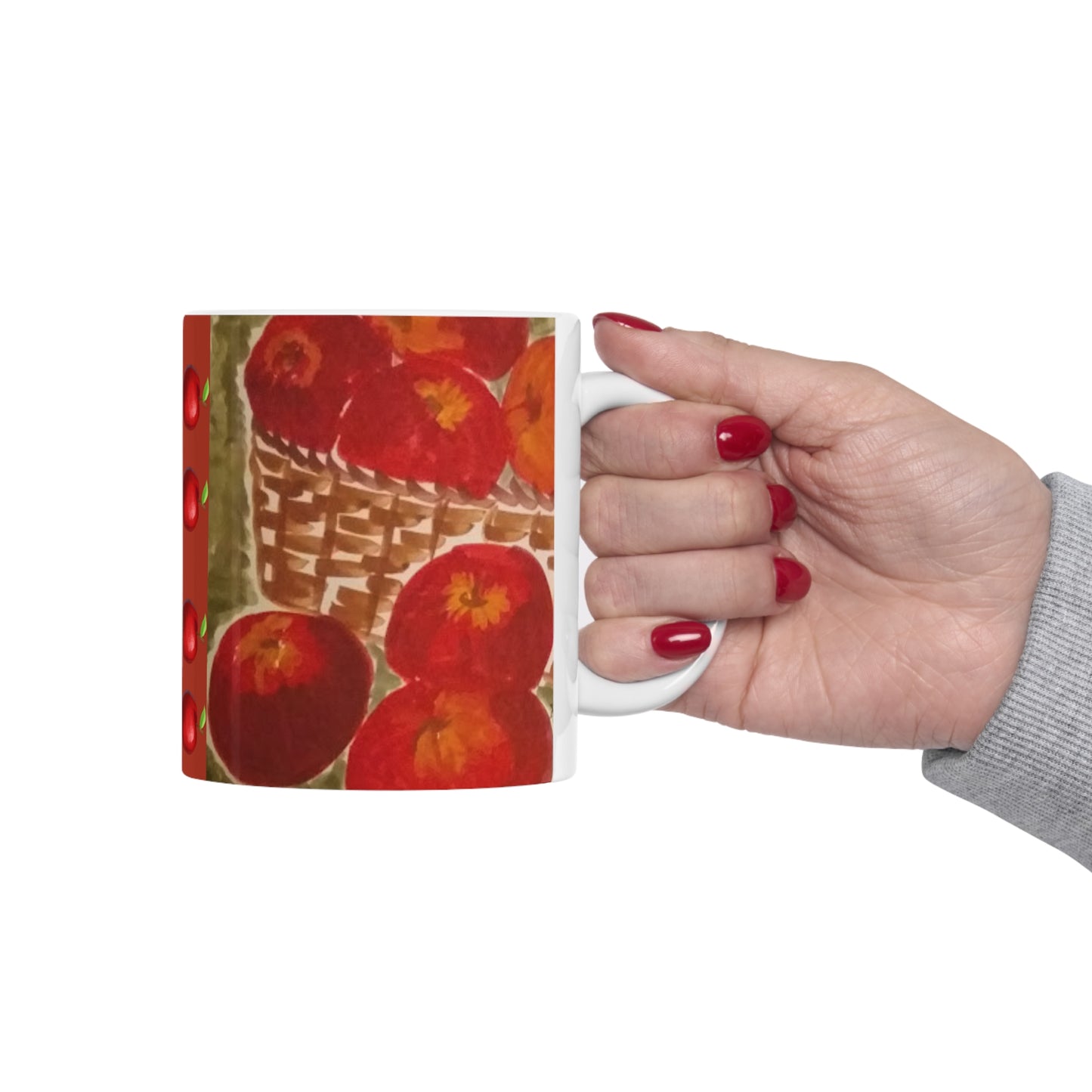 Apple Ceramic Mug 11oz