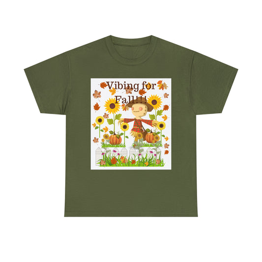 Vibing for Fall Unisex Heavy Cotton Tee