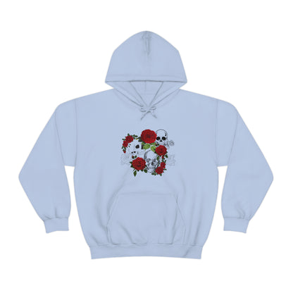 Skull and Roses Unisex Heavy Blend™ Hooded Sweatshirt