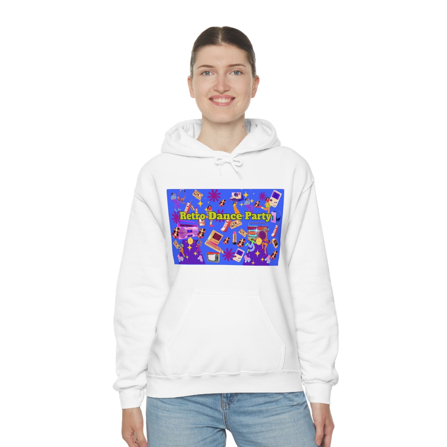 Retro Dance Party Unisex Heavy Blend™ Hooded Sweatshirt