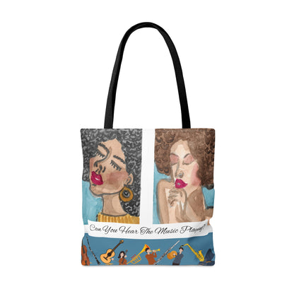 Can You Hear The Music Playing Tote Bag (AOP)