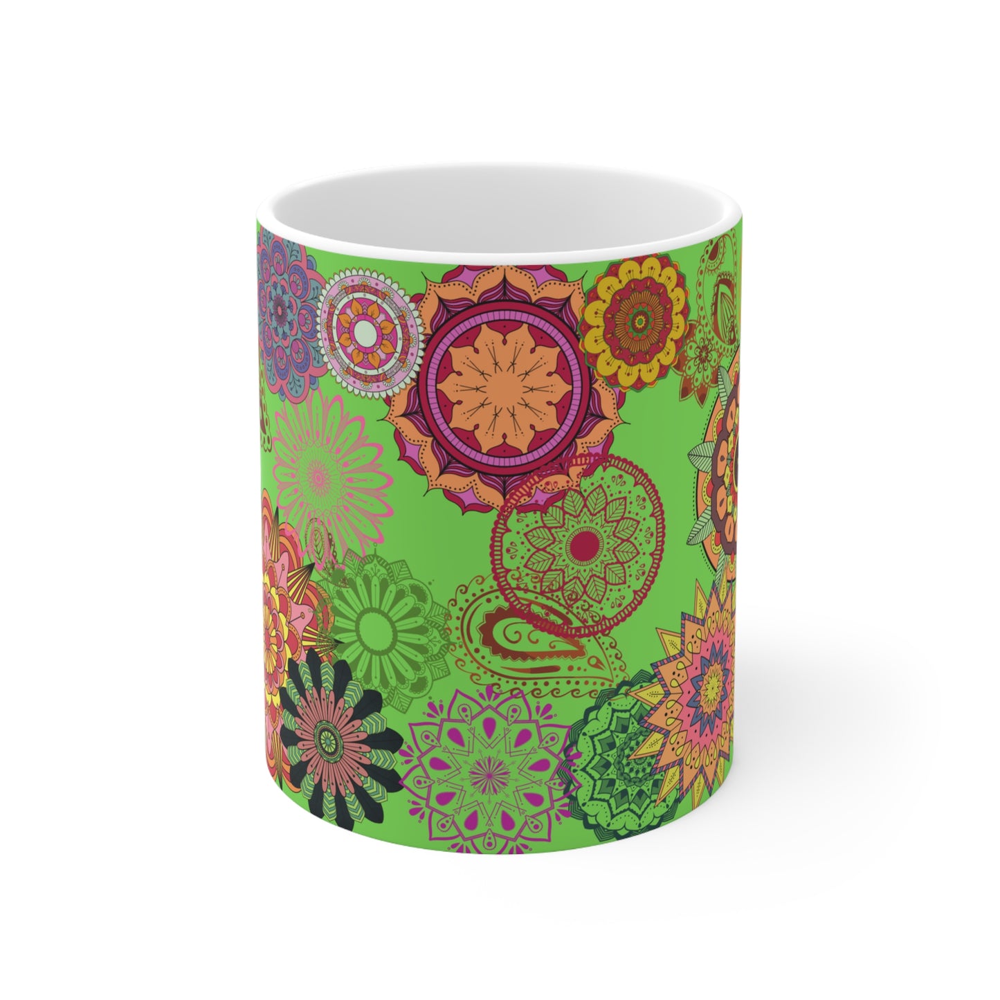 Paisley Floral Ceramic Mug 11oz