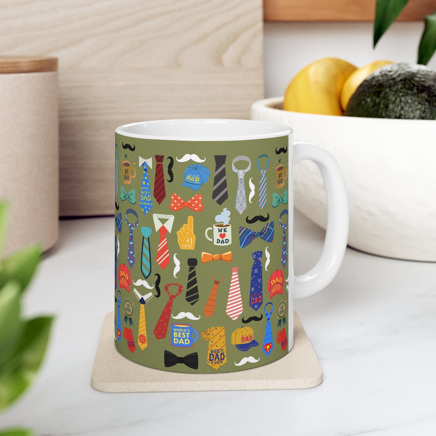 Tie Collaboration Ceramic Mug 11oz