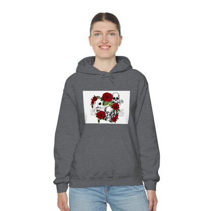 Skull and Roses Unisex Heavy Blend™ Hooded Sweatshirt