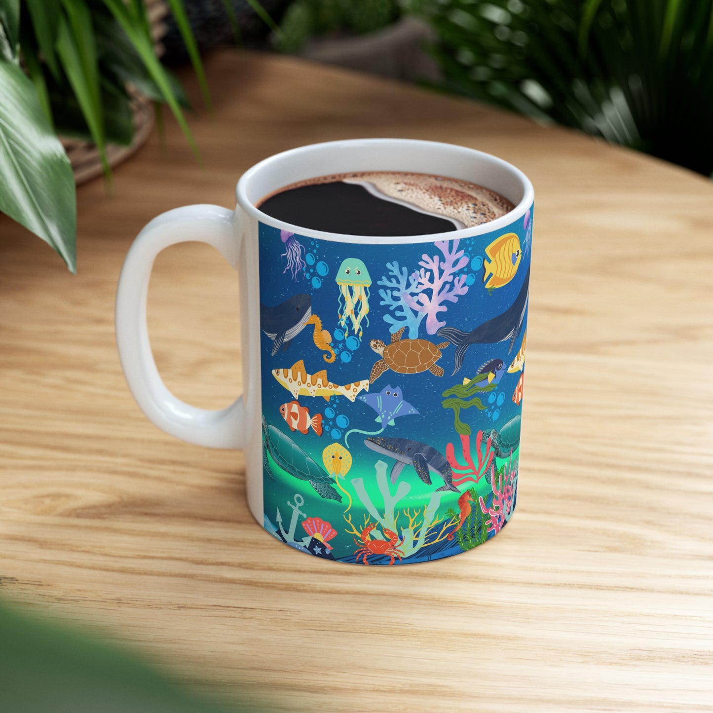 Ocean Scene Ceramic Mug 11oz