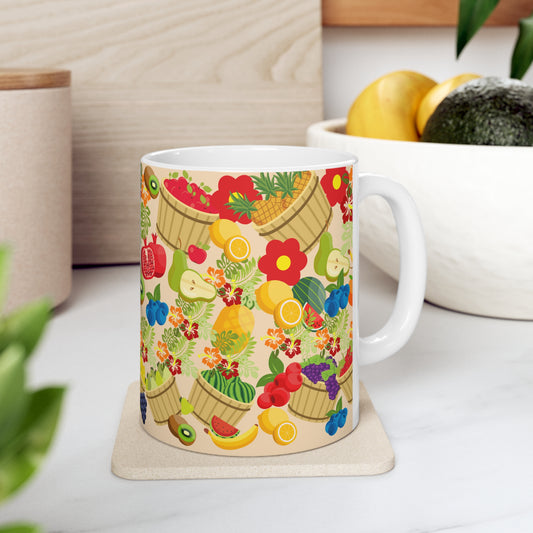 Fruitful AND Delicious Ceramic Mug 11oz