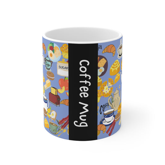 Morning Brunch Ceramic Mug 11oz