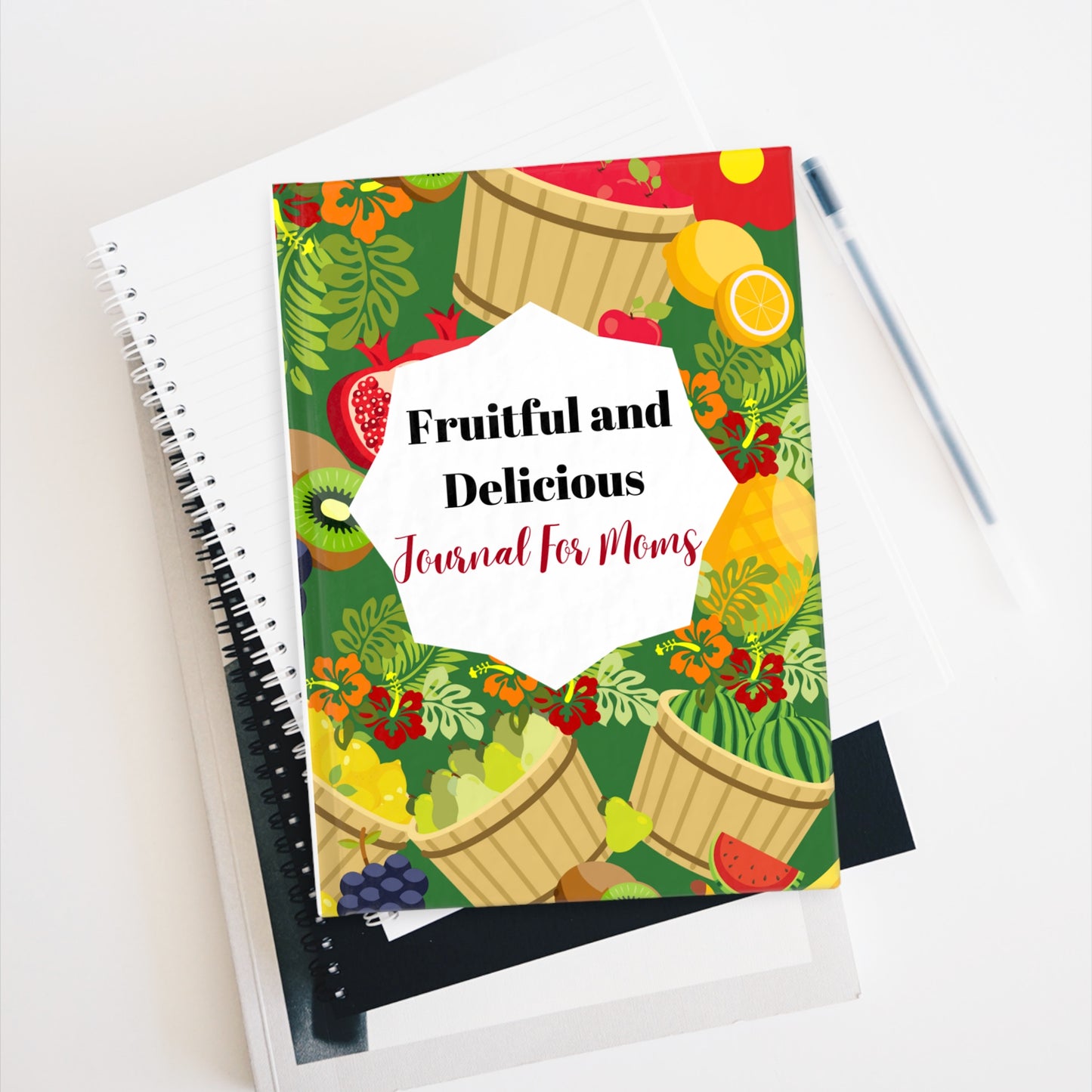 Fruitful and delicious Journal Green - Ruled Line