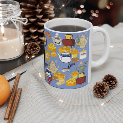 Morning Brunch Ceramic Mug 11oz