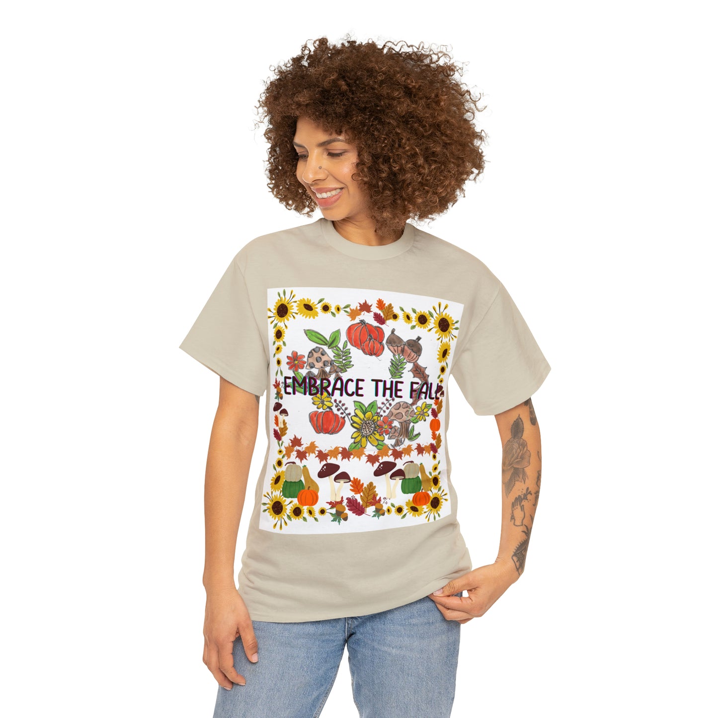 Embrace The Fall Unisex Heavy Cotton Tee