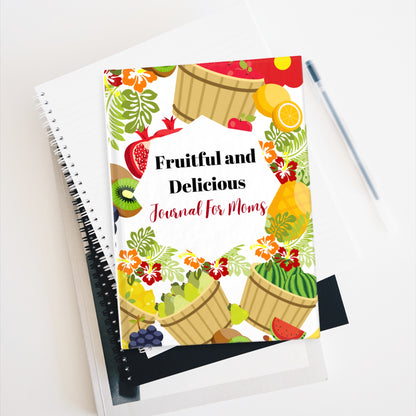 Fruitful and Delicious Journal White - Ruled Line