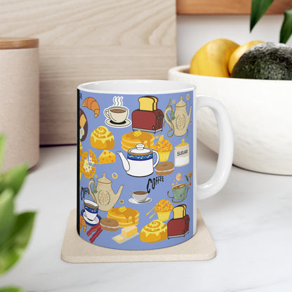 Morning Brunch Ceramic Mug 11oz